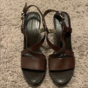 Size 8.5 Banana Republic platform wedges